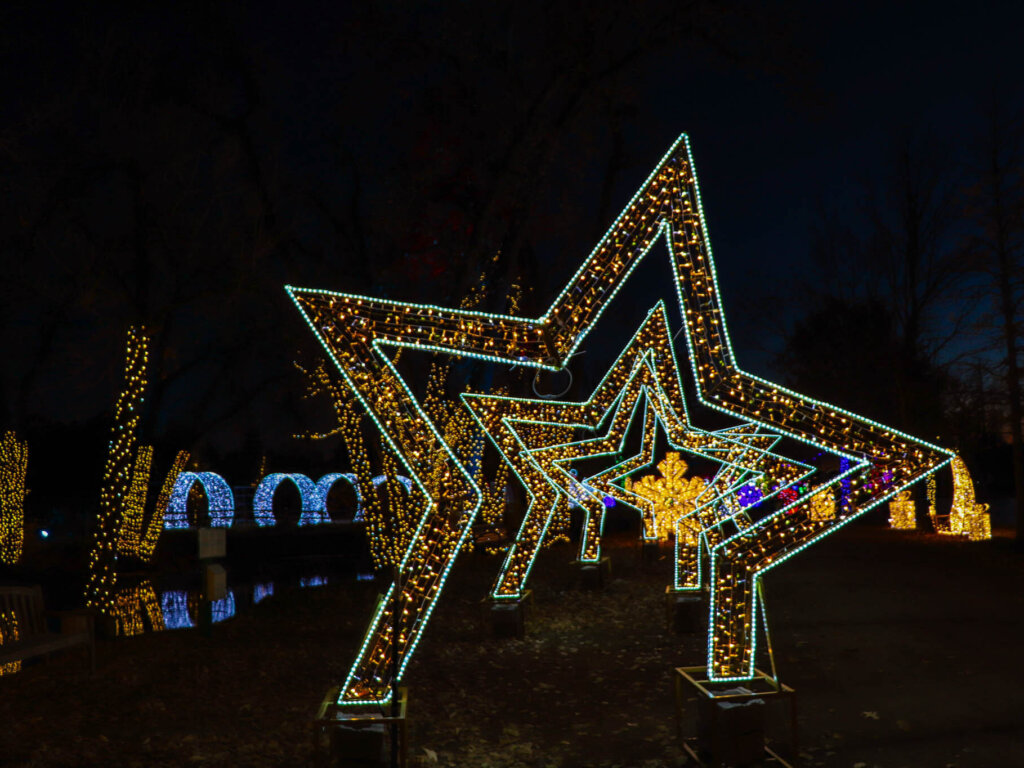 Star-shaped light tunnel