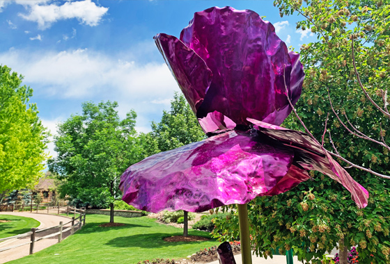 Forever Iris sculpture