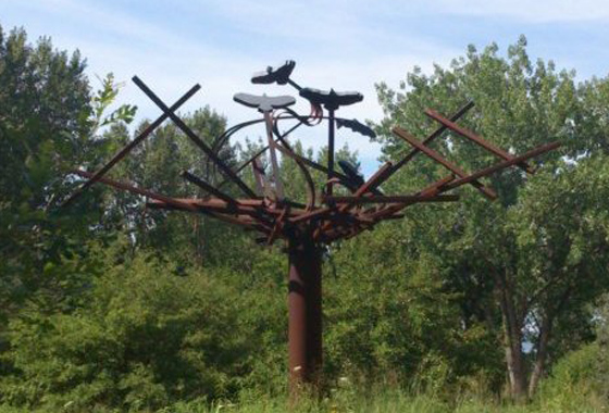 Collective Nest sculpture