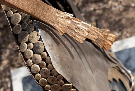 Eccentric Cello sculpture