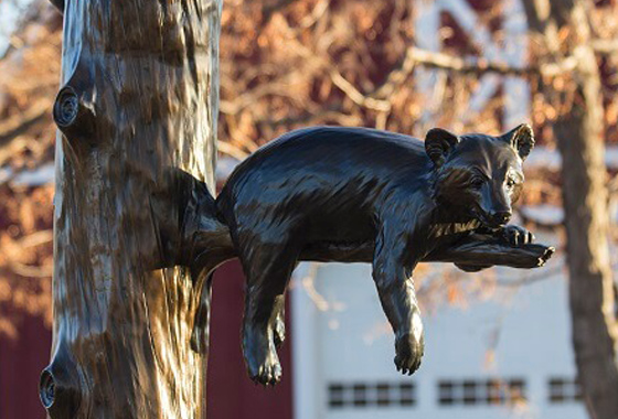 Hanging Around sculpture