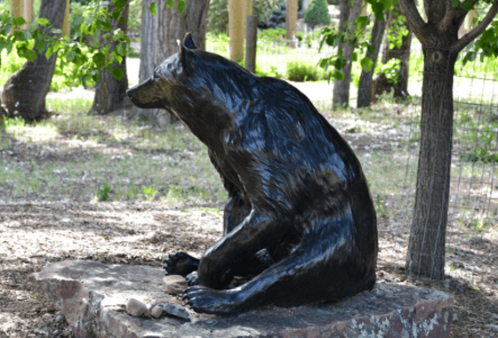 Under a Watchful Eye sculpture