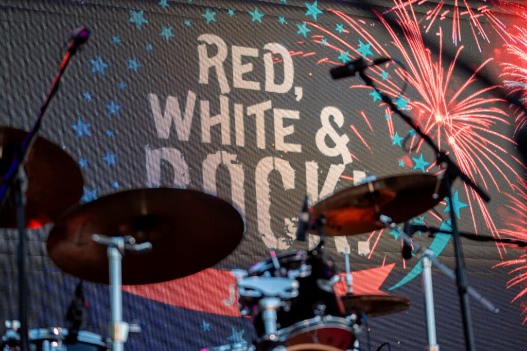 Drums on stage