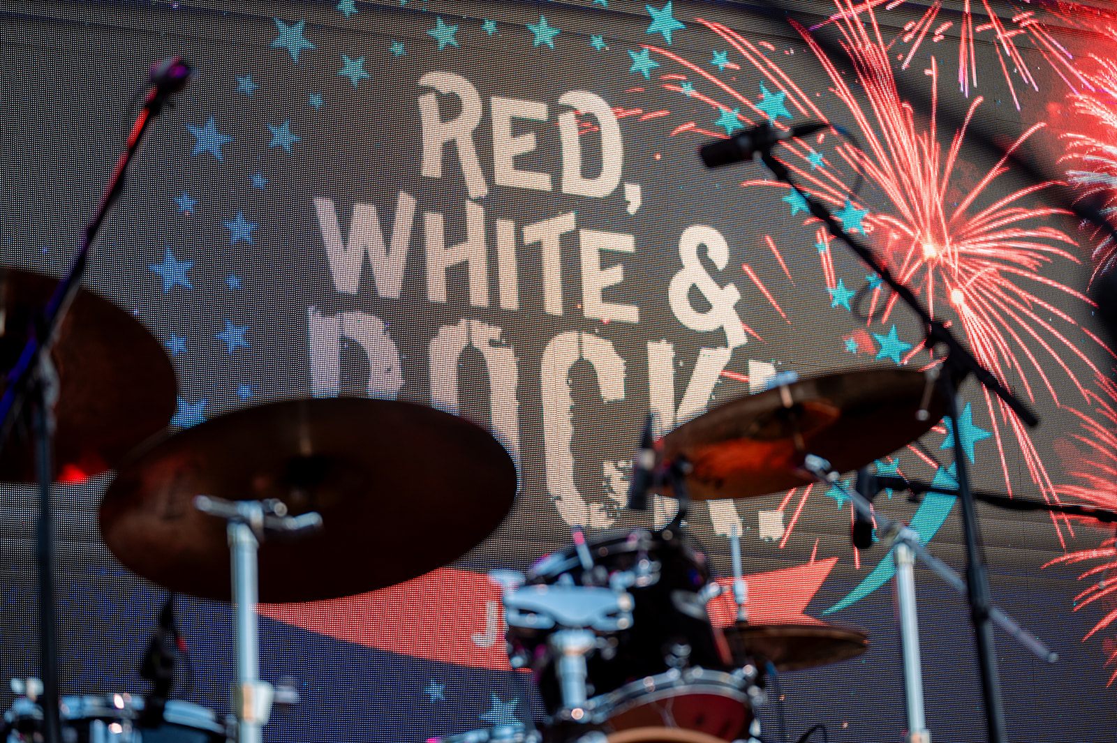 Drums on stage