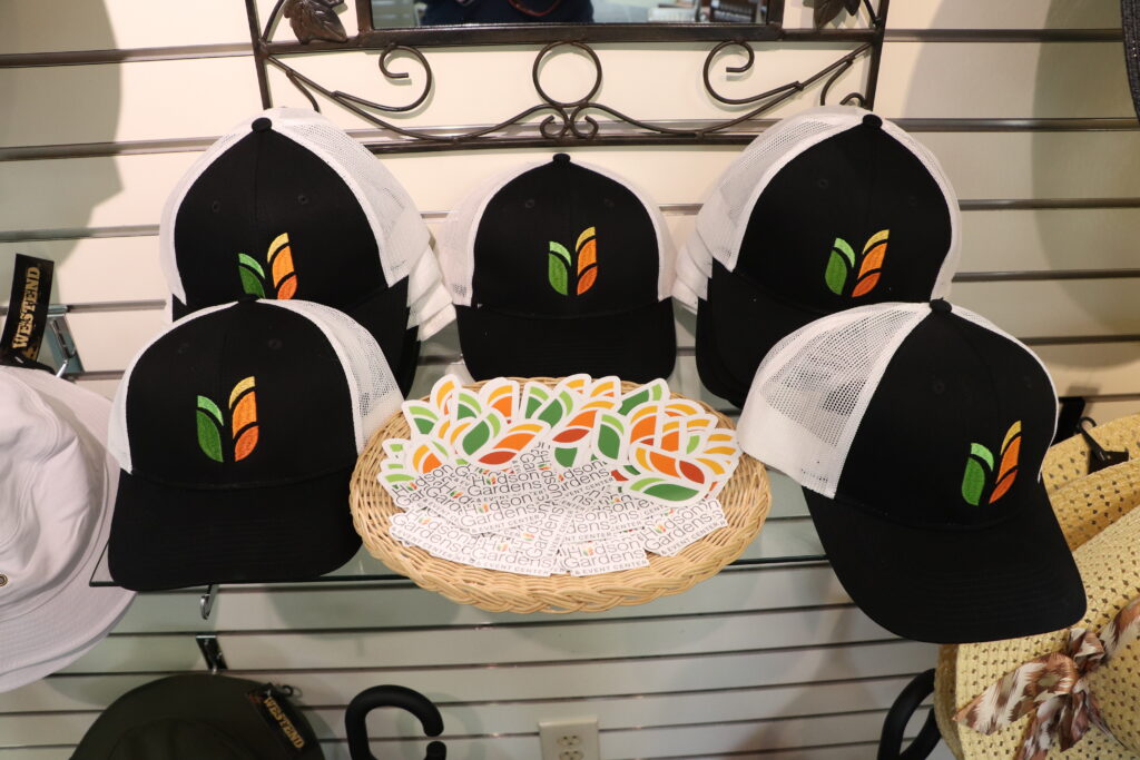 Hat and sticker display