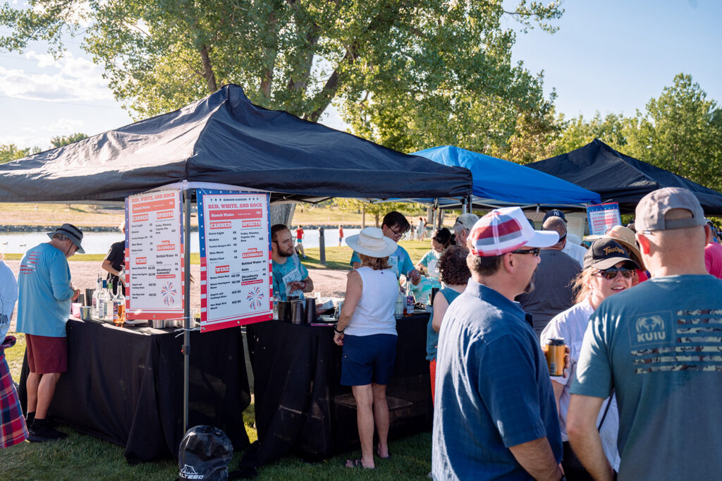 Bar at Hudson Gardens concert
