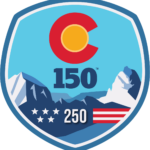 Colorado 150 America 250 logo